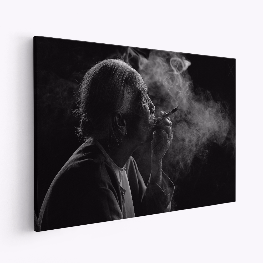 Leinwandbild - Puff!!!!