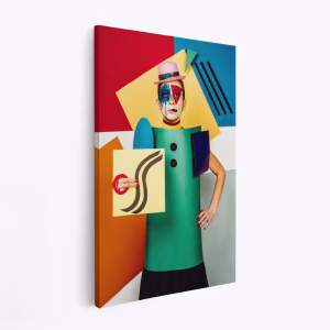 Leinwandbild - Suprematist portrait of Lena Naymkina