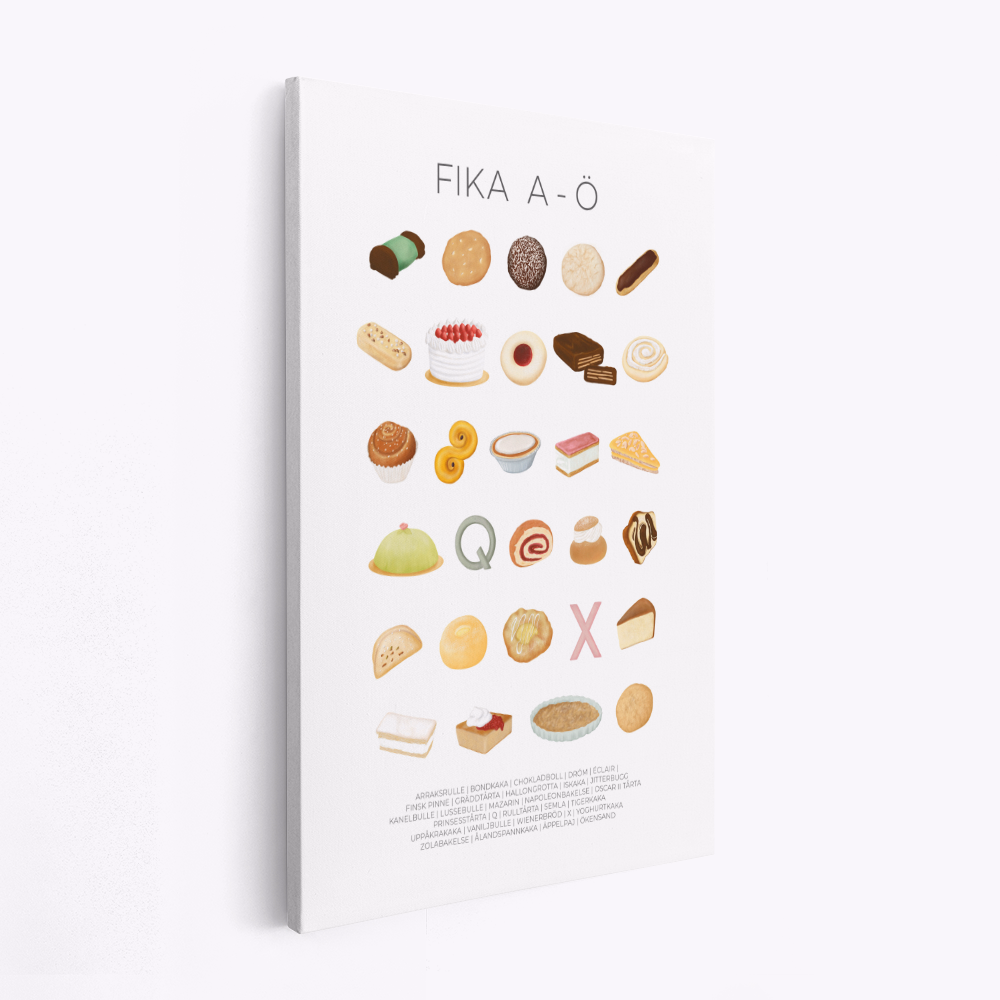 Leinwandbild - FIKA A-Ö