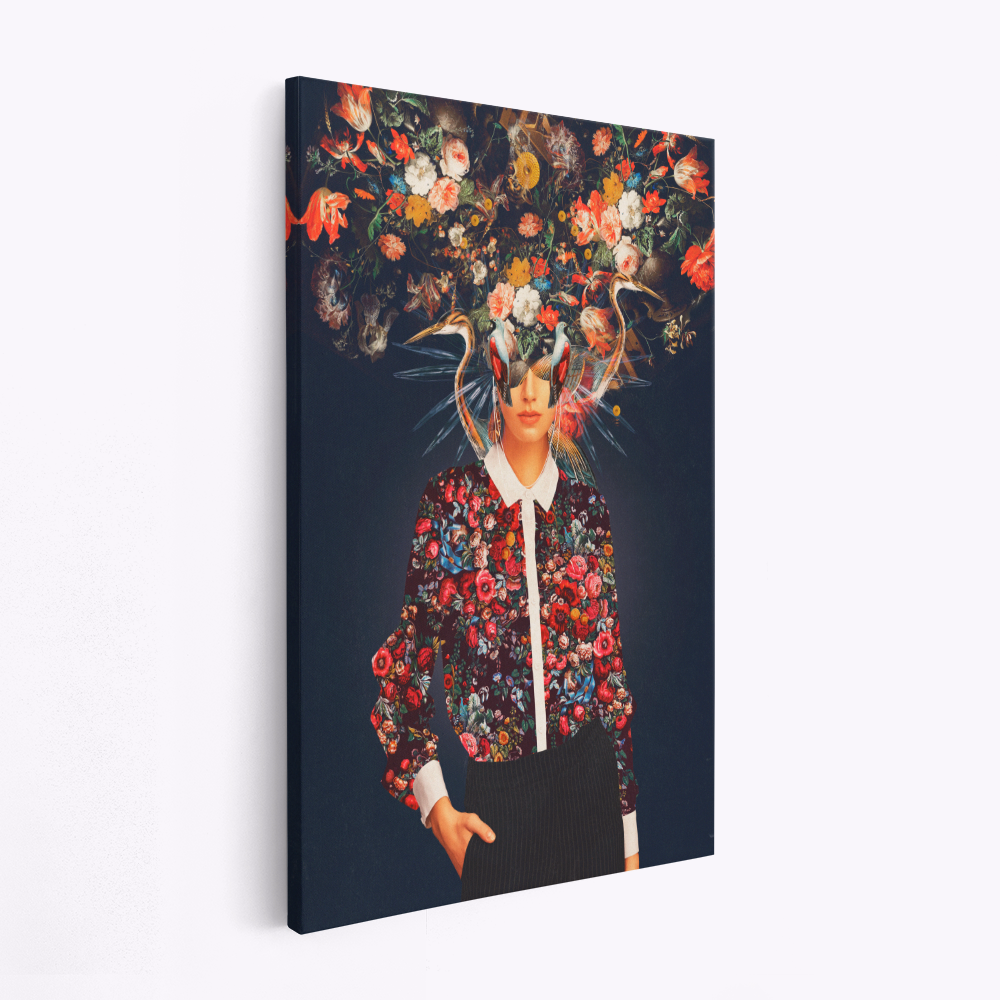 Leinwandbild - Your Head Was Full of Colours That Had No Names