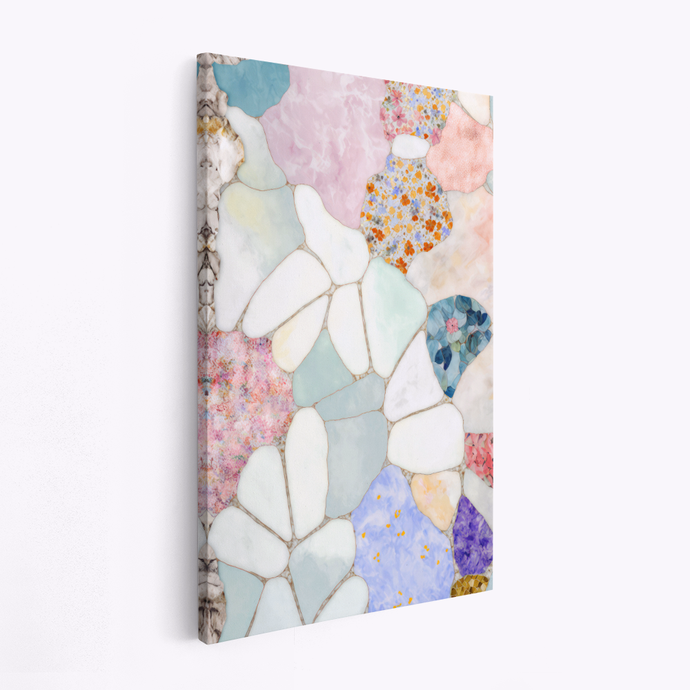Leinwandbild - Floral Mosaic