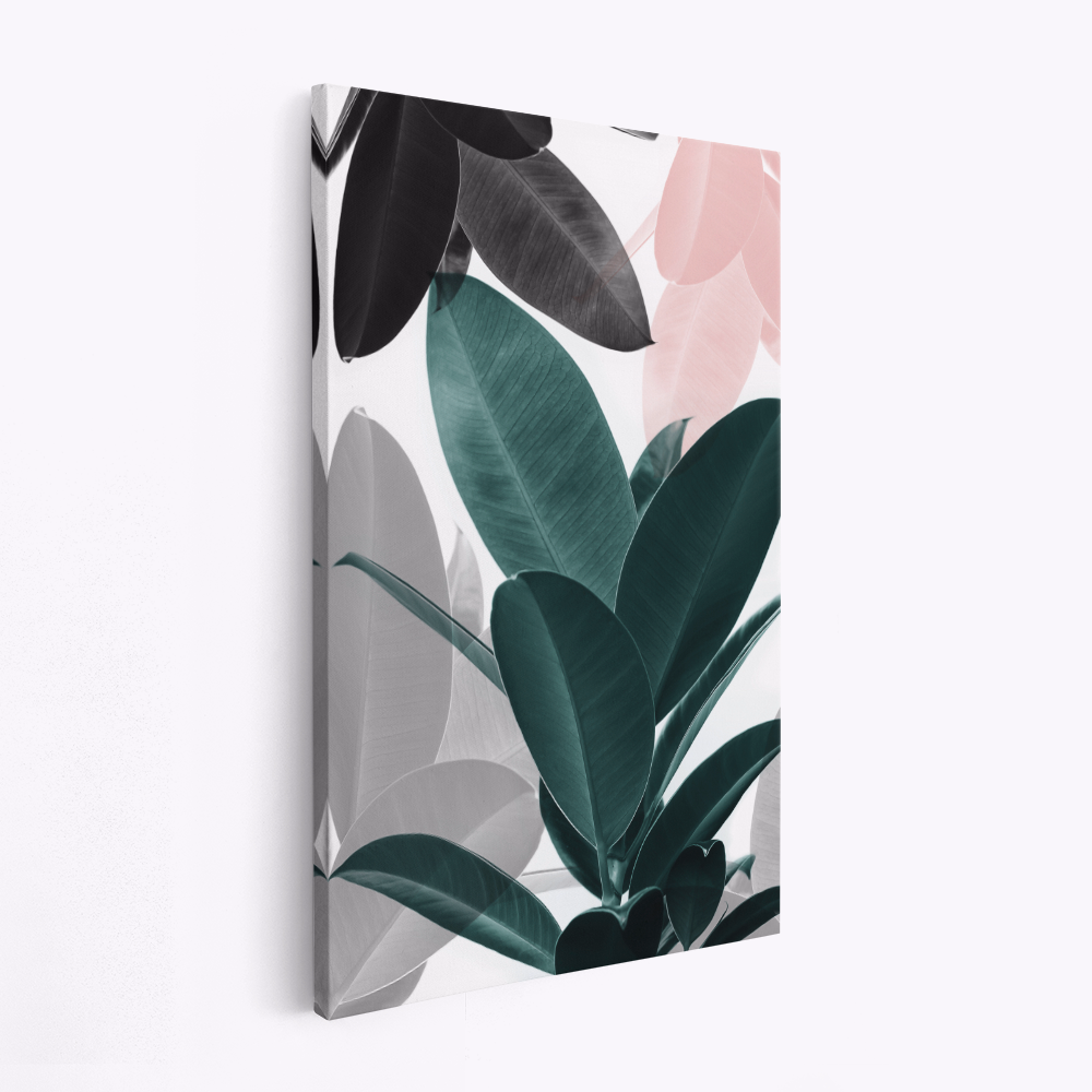 Leinwandbild - Leaf Play