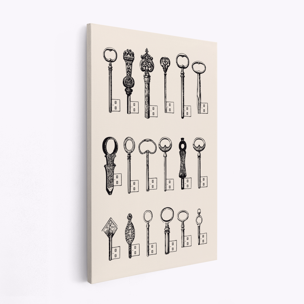Leinwandbild - Usb Keys
