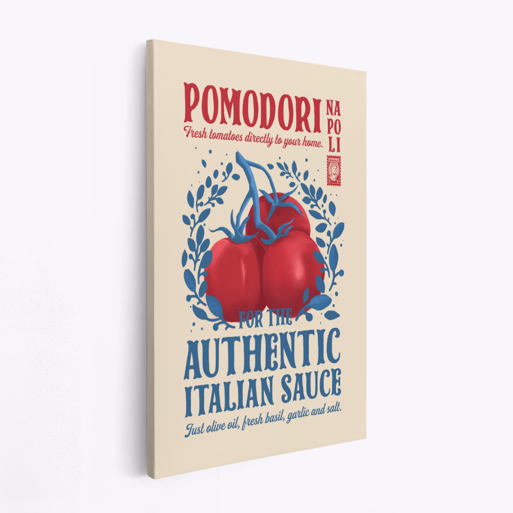 Leinwandbild - Pomodori Kitchen print