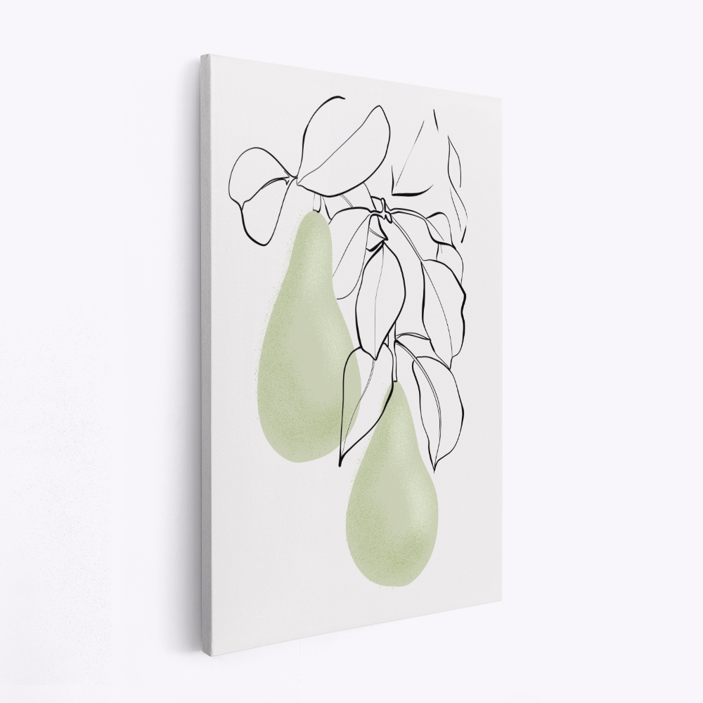 Leinwandbild - Wen pears