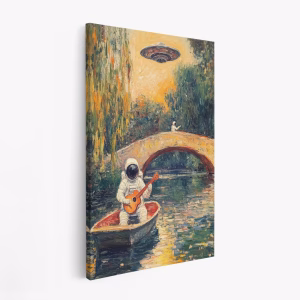 Leinwandbild - Ballad to the river