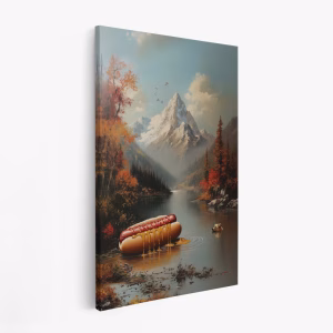 Leinwandbild - Floating Dogs