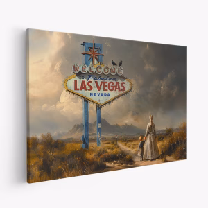 Leinwandbild - Lost in Vegas