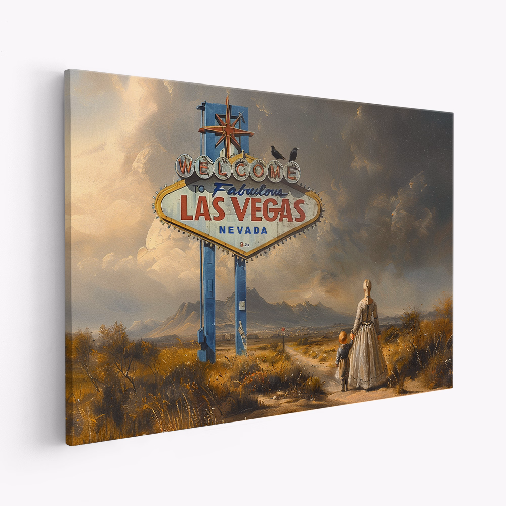 Leinwandbild - Lost in Vegas