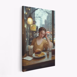 Leinwandbild - Diner disappointment