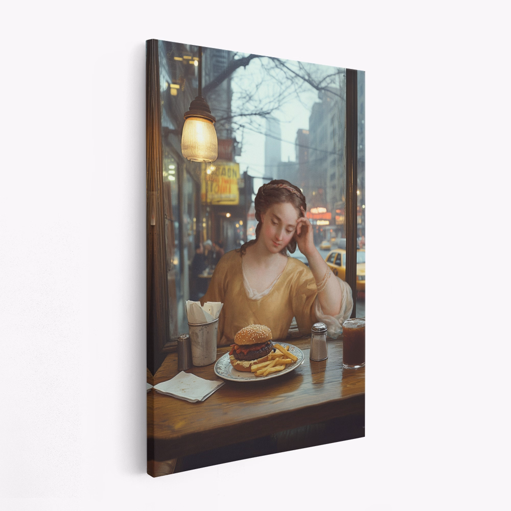 Leinwandbild - Diner disappointment