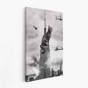 Leinwandbild - Cat on top