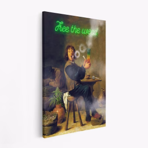 Leinwandbild - Free the Weed
