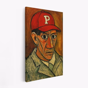 Leinwandbild - Red Cap Gaze