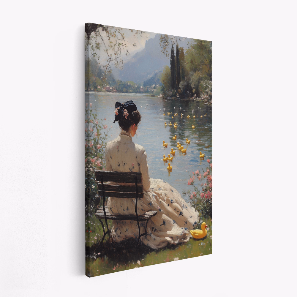 Leinwandbild - Tranquil Waterside