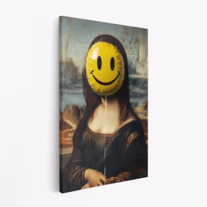 Leinwandbild - Parody of the Mona Lisa