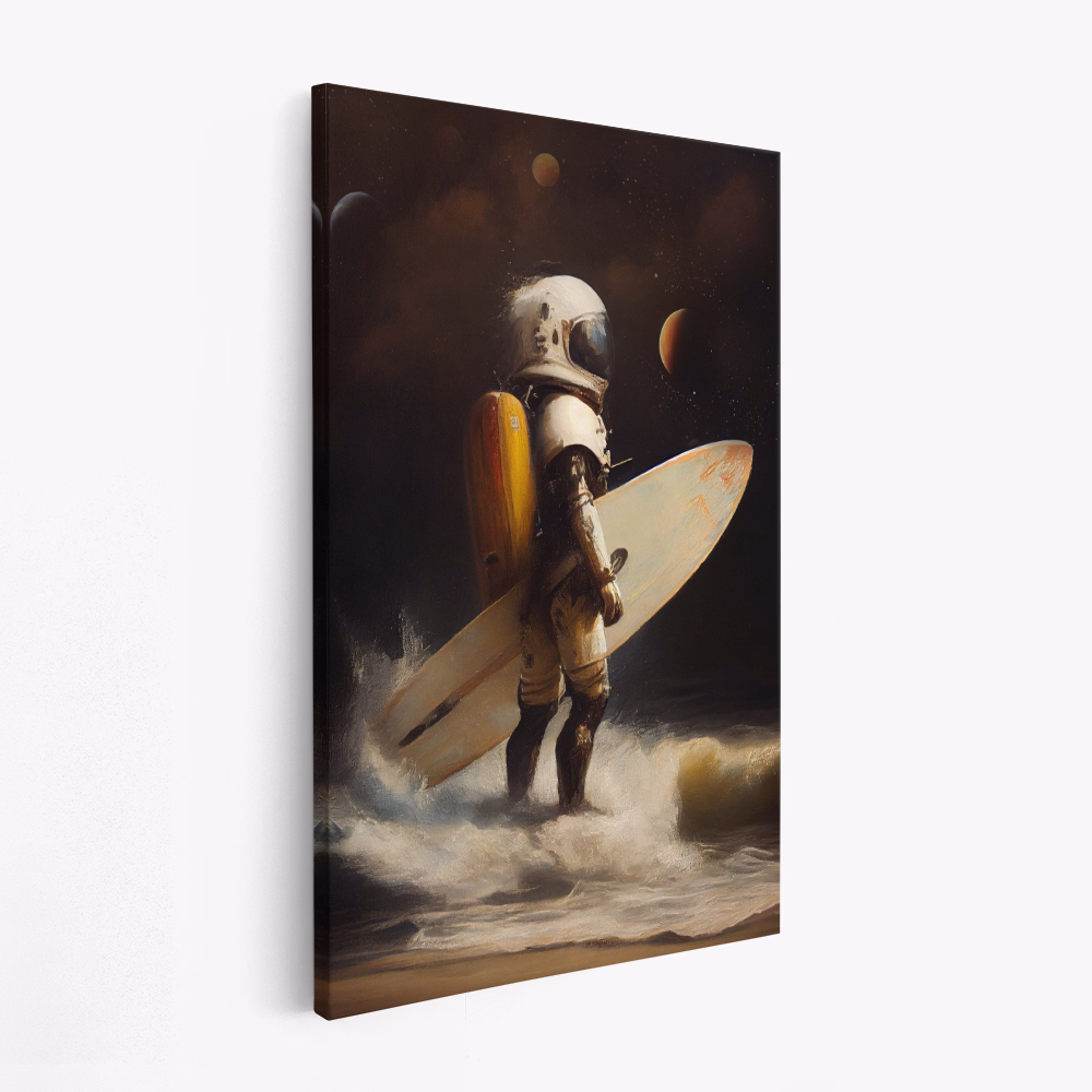 Leinwandbild - My Space Surfing Day