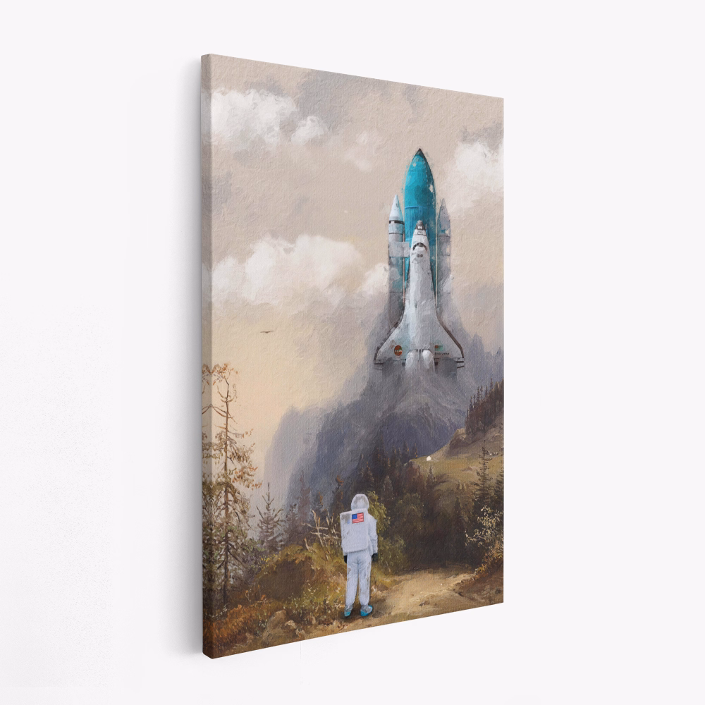 Leinwandbild - Missed the Shuttle