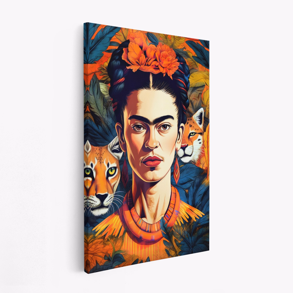 Leinwandbild - Frida Portrait 13