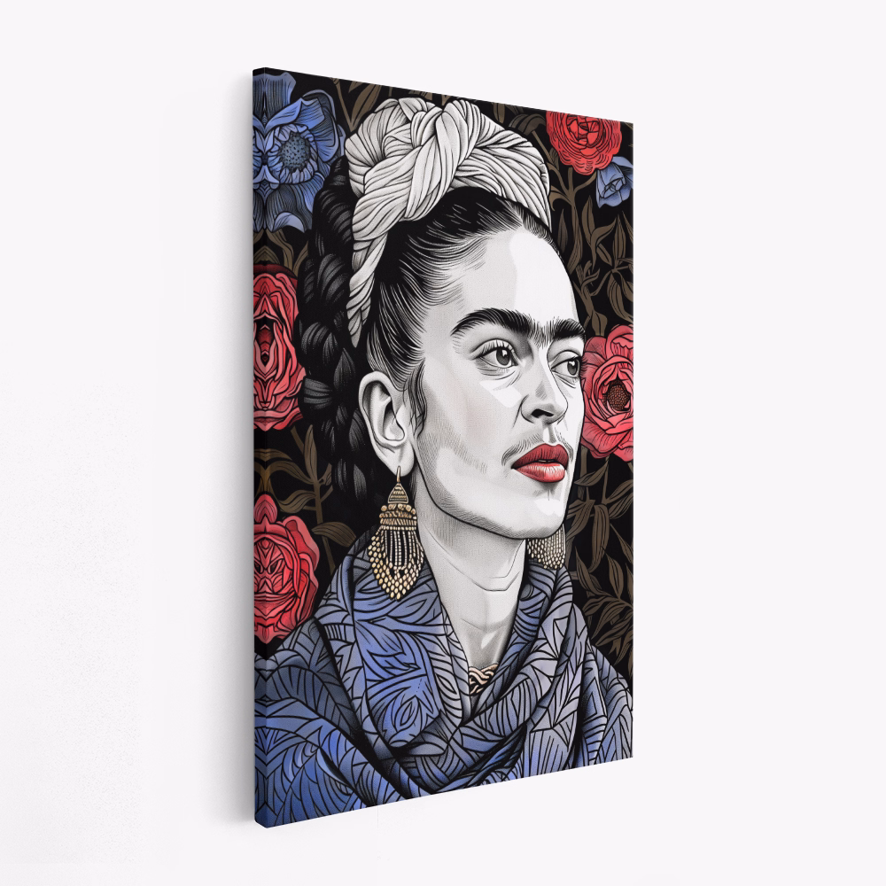 Leinwandbild - Frida Portrait 7